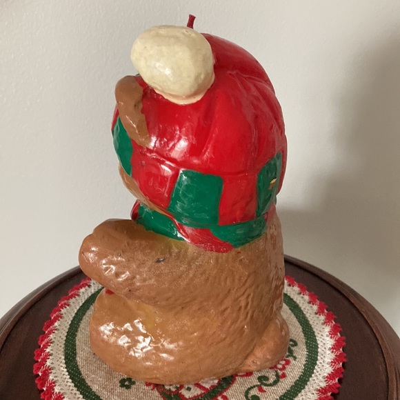 Vintage and rare holiday bear candle - Picture 4 of 6